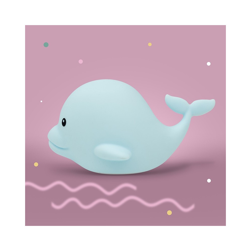 MARY'S LAMPKA NOCNA LED RGB DELFIN