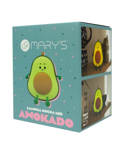 MARY'S LAMPKA NOCNA LED AWOKADO