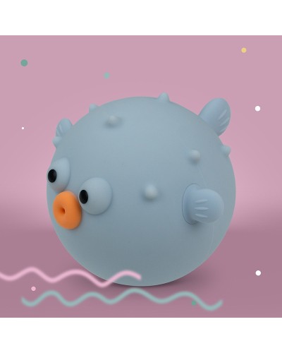 MARY'S lampka nocna LED Rybka rozdymka niebieska