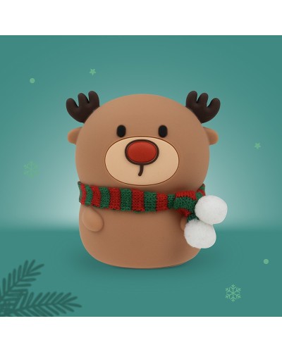 MARY'S lampka nocna LED Reniferek z szalikiem