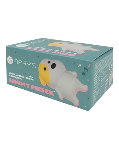 MARY'S lampka nocna LED RGB Leniwy Piesek