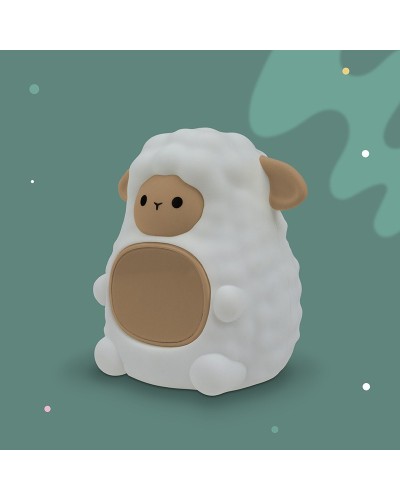 MARY'S lampka nocna LED RGB Owieczka z budzikiem