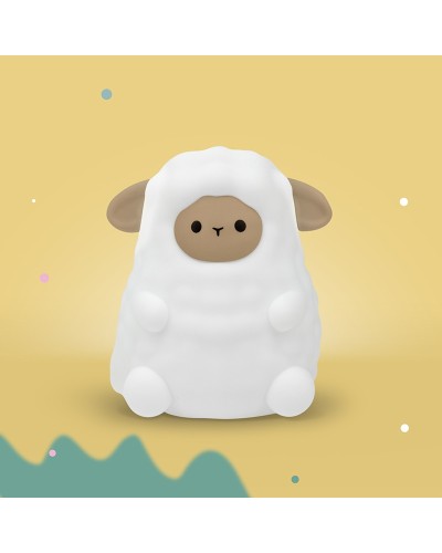 MARY'S lampka nocna LED RGB Mała owieczka