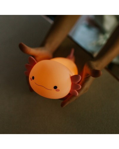 MARY'S lampka nocna LED Aksolotl różowy