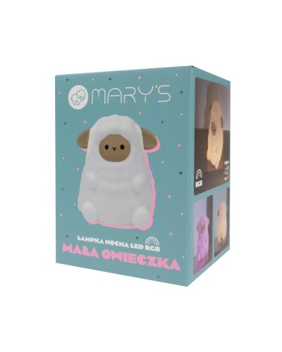 MARY'S lampka nocna LED RGB Mała owieczka