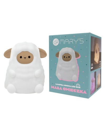 MARY'S lampka nocna LED RGB Mała owieczka
