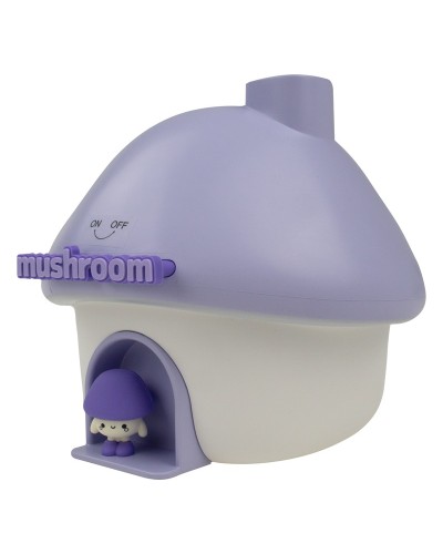 MARY'S Nawilżacz powietrza LED Grzybek fioletowy