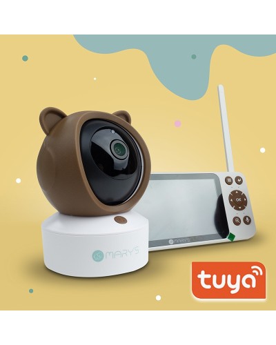 MARY'S Kamerka 2w1 Miś brązowy