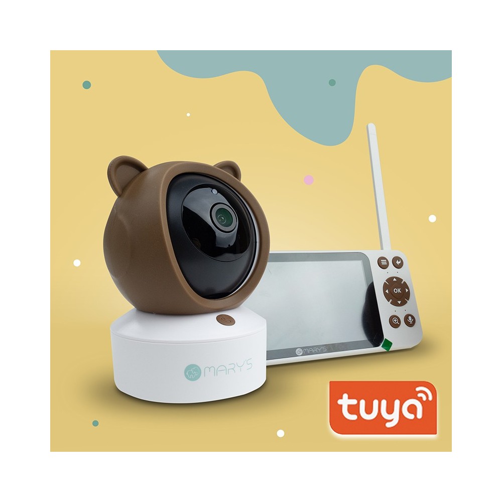 MARY'S Kamerka 2w1 Miś brązowy