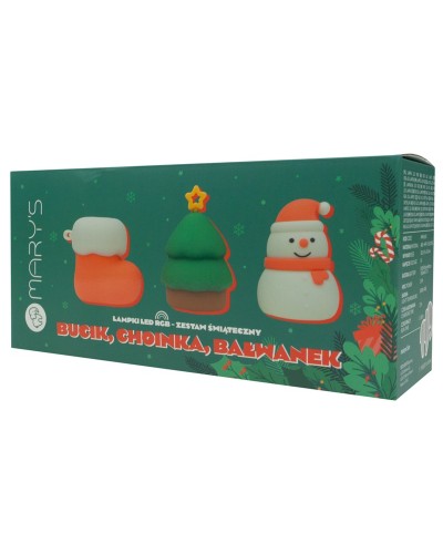 MARY'S lampki nocne LED Zestaw świąteczny