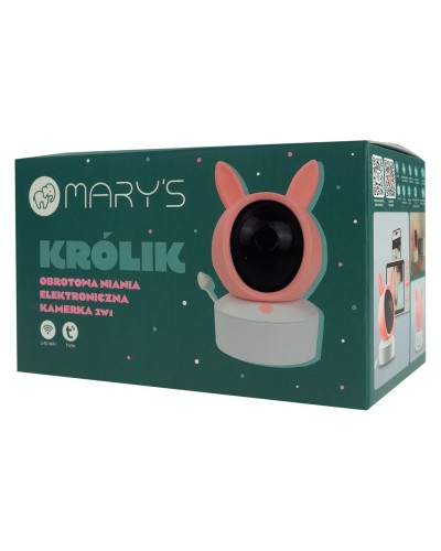 MARY'S Kamerka 2w1 Królik różowy
