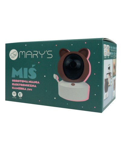 MARY'S Kamerka 2w1 Miś brązowy