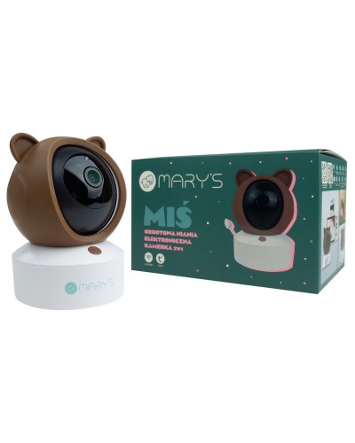 MARY'S Kamerka 2w1 Miś brązowy