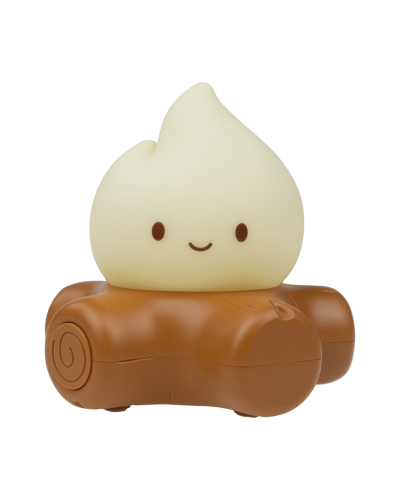 MARY'S lampka nocna LED Płomyk na drewnie