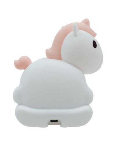 MARY'S lampka nocna z budzikiem Jednorożec na biegunach