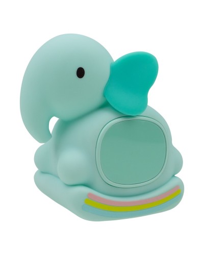 MARY'S lampka nocna z budzikiem Słonik na biegunach