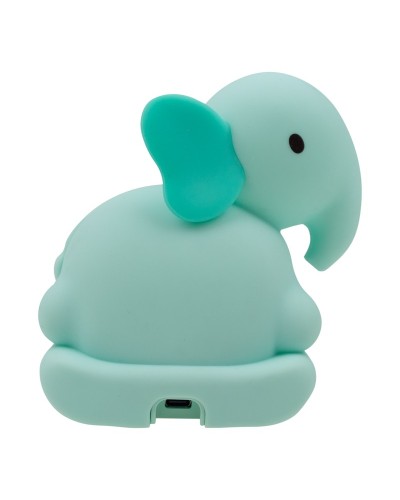 MARY'S lampka nocna z budzikiem Słonik na biegunach