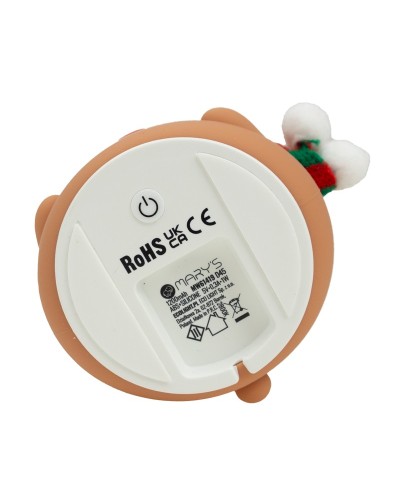 MARY'S lampka nocna LED Reniferek z szalikiem