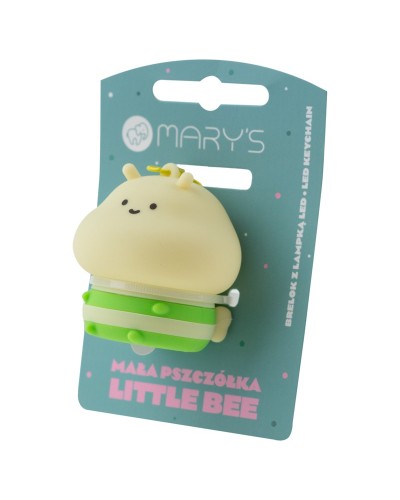 MARY'S Mała pszczółka breloczek z lampką LED