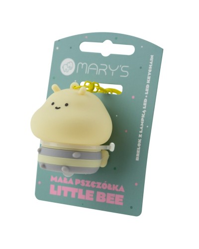 MARY'S Mała pszczółka breloczek z lampką LED
