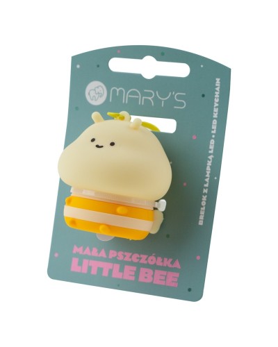 MARY'S Mała pszczółka breloczek z lampką LED