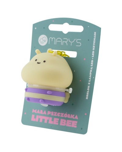 MARY'S Mała pszczółka breloczek z lampką LED