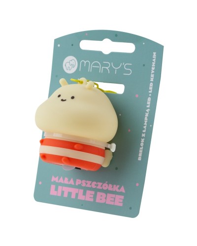 MARY'S Mała pszczółka breloczek z lampką LED