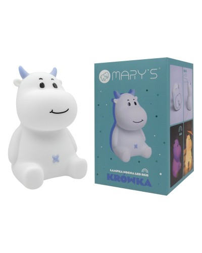 MARY'S LAMPKA NOCNA LED KRÓWKA NIEBIESKA