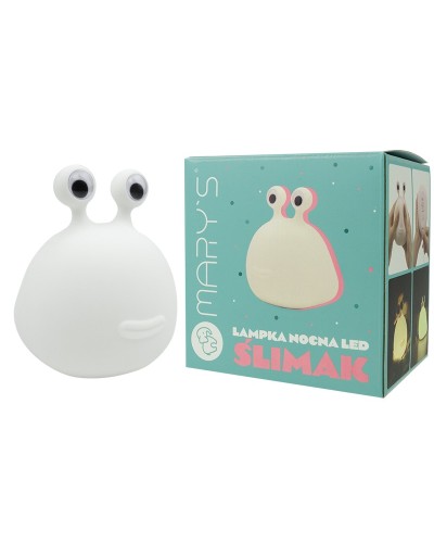 MARY'S LAMPKA NOCNA LED ŚLIMAK