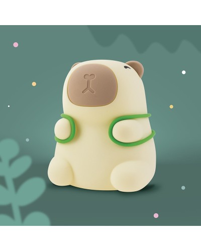 MARY'S LAMPKA NOCNA LED Kapibara Turysta RGB