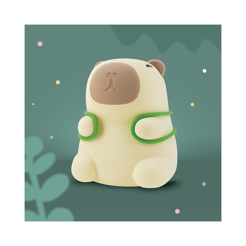 MARY'S LAMPKA NOCNA LED Kapibara Turysta RGB