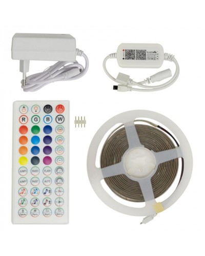 Taśma LED COB RGB 450 15W/m IP20 3m ZESTAW