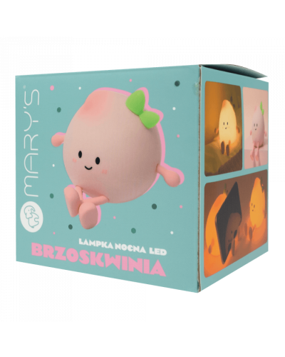 MARY'S LAMPKA NOCNA LED BRZOSKWINIA
