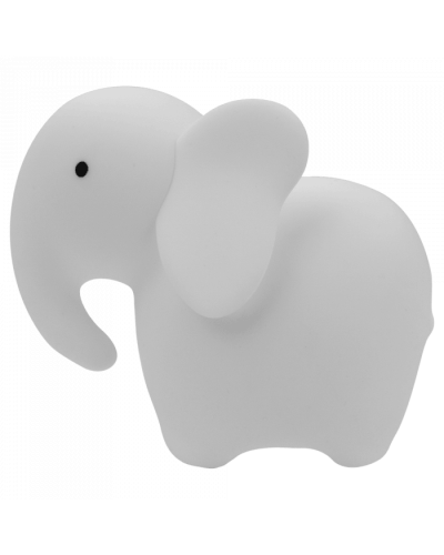 MARY'S LAMPKA NOCNA LED SŁOŃ BIAŁY RGB Z PILOTEM