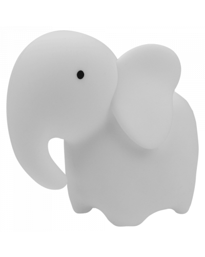 MARY'S LAMPKA NOCNA LED SŁOŃ BIAŁY RGB Z PILOTEM