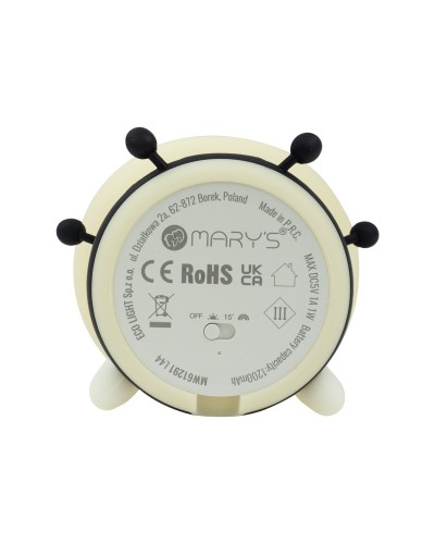 MARY'S LAMPKA NOCNA LED PSZCZOŁA